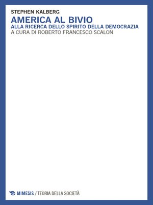cover image of America al bivio